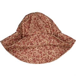 Wheat UV sun hat - Red flower meadow